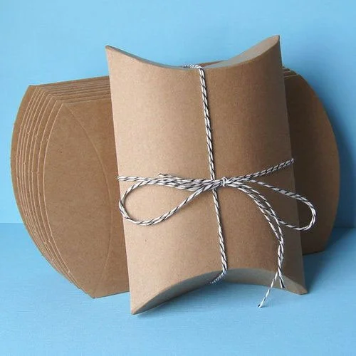 Kraft Pillow Soap Boxes