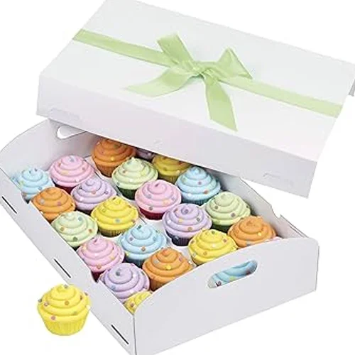 Cupcake Boxes With Lid and Tray