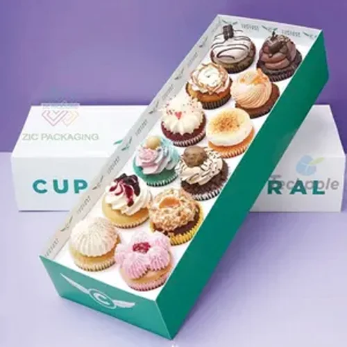 Cupcake Boxes With Lid and Tray