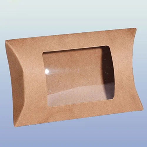 Eco-Friendly Kraft Pillow Soap Boxes