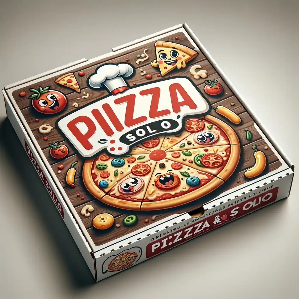 Custom digital printed pizza boxes