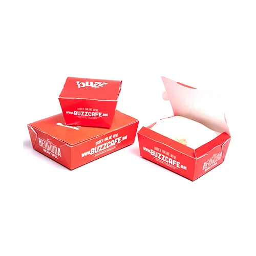 Grease Repellent Takeout Boxes