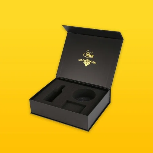 Wholesale supplier of rigid boxes with inserts for luxury packaging.