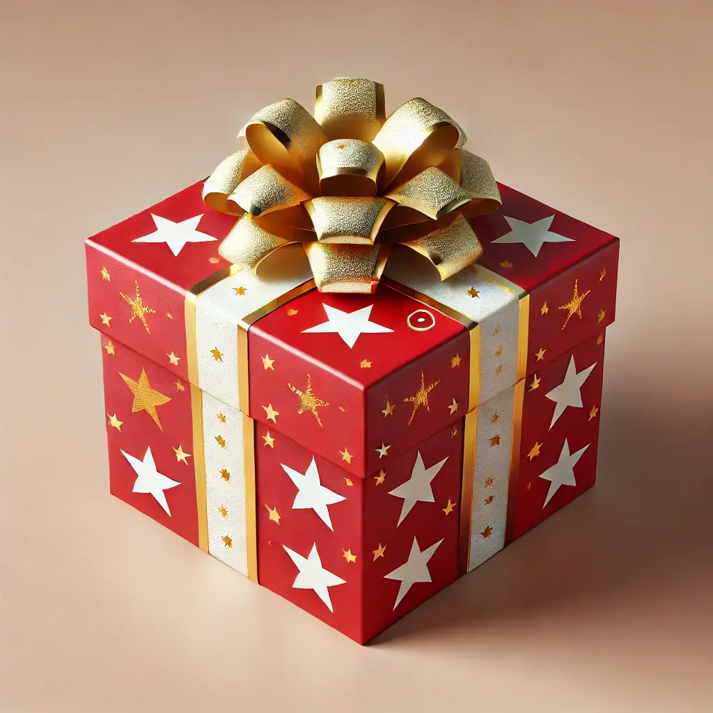 Customizable Christmas gift boxes with lids