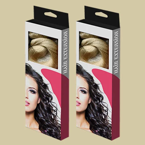 Custom Wholesale Hair Extension Tuck Boxes by WNK Packaging