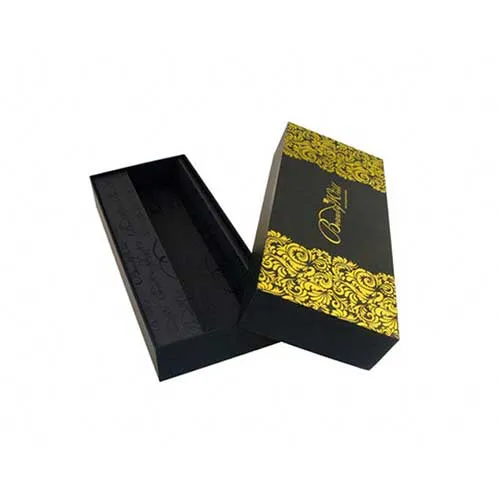 Gold Foil Hair Extension Boxes